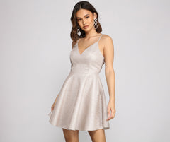 Erin Formal Glitter Party Dress