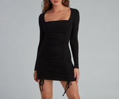 Everyday Chic Ruched Mini Dress