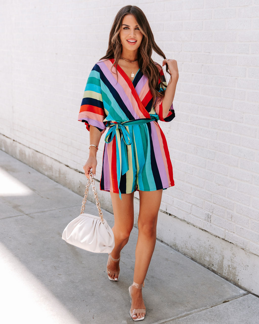 Chasing Rainbows Kimono Romper