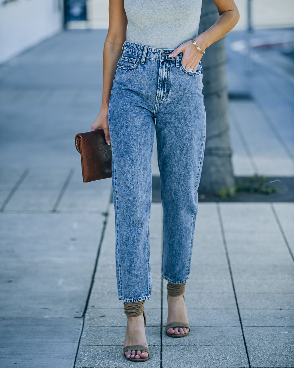 Carlotta High Rise Vintage Mom Jeans