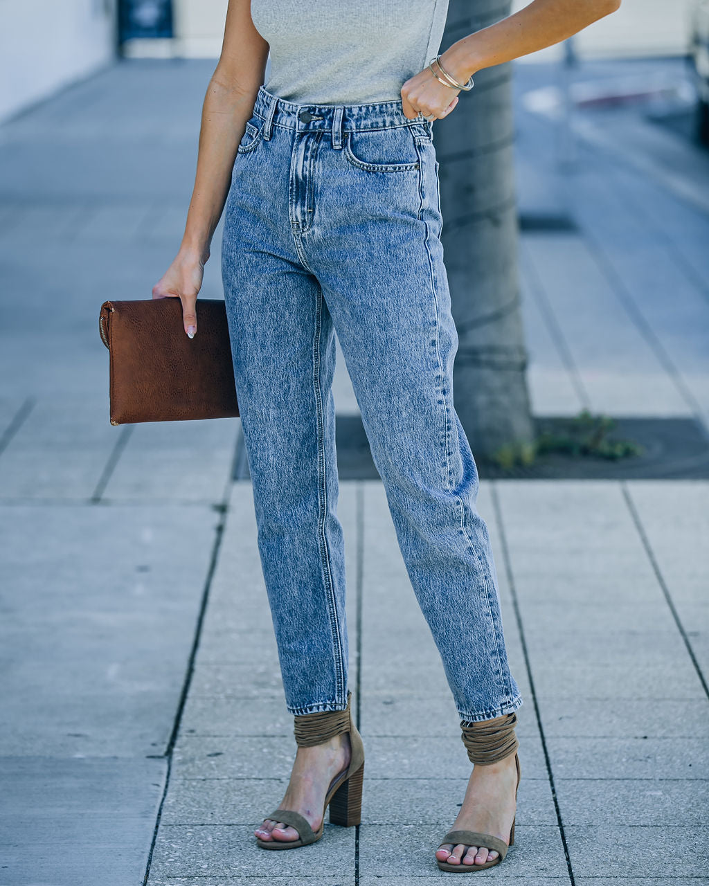 Carlotta High Rise Vintage Mom Jeans