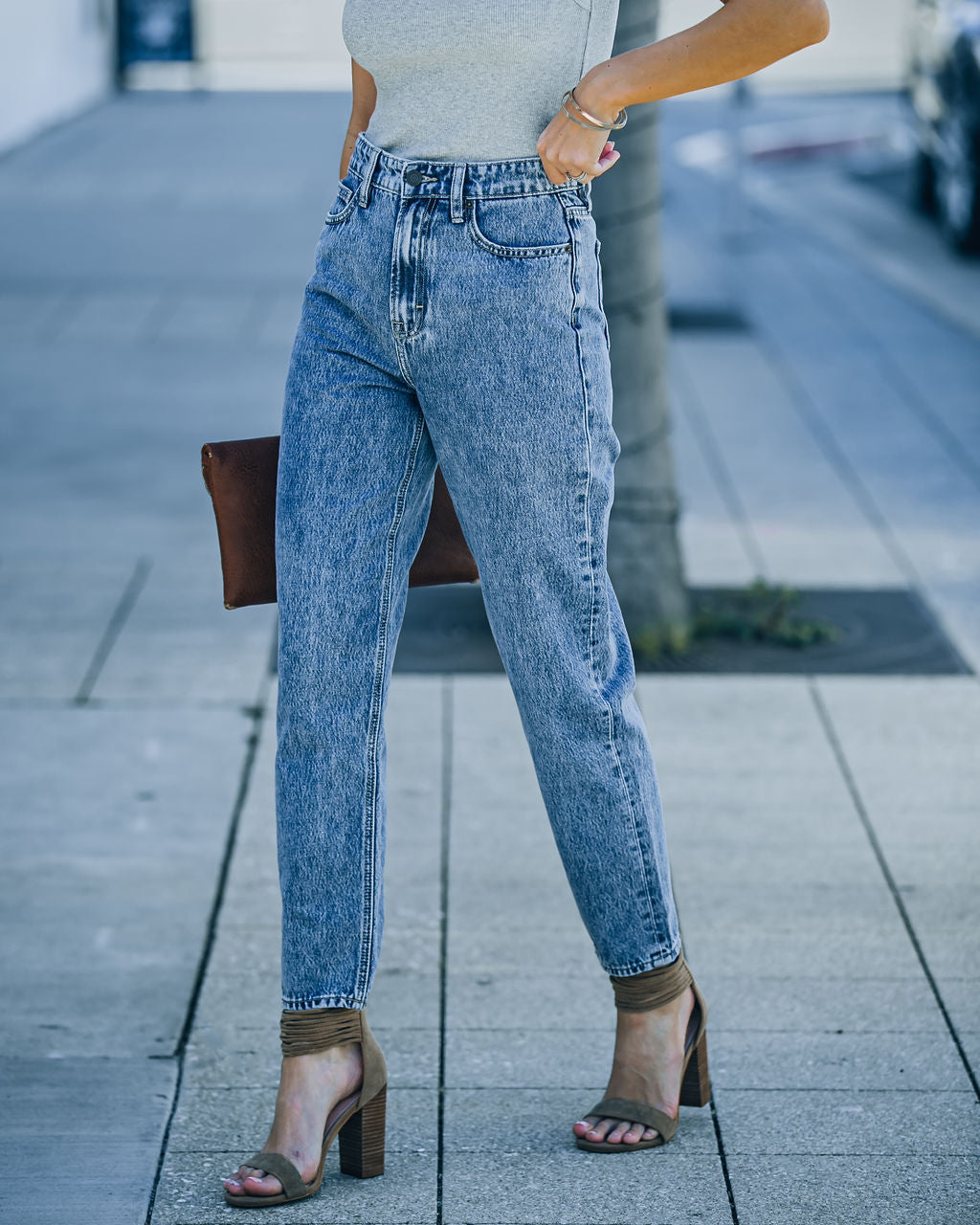 Carlotta High Rise Vintage Mom Jeans