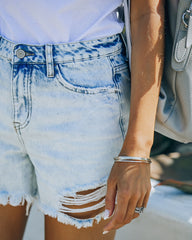 Audra High Rise Denim Shorts