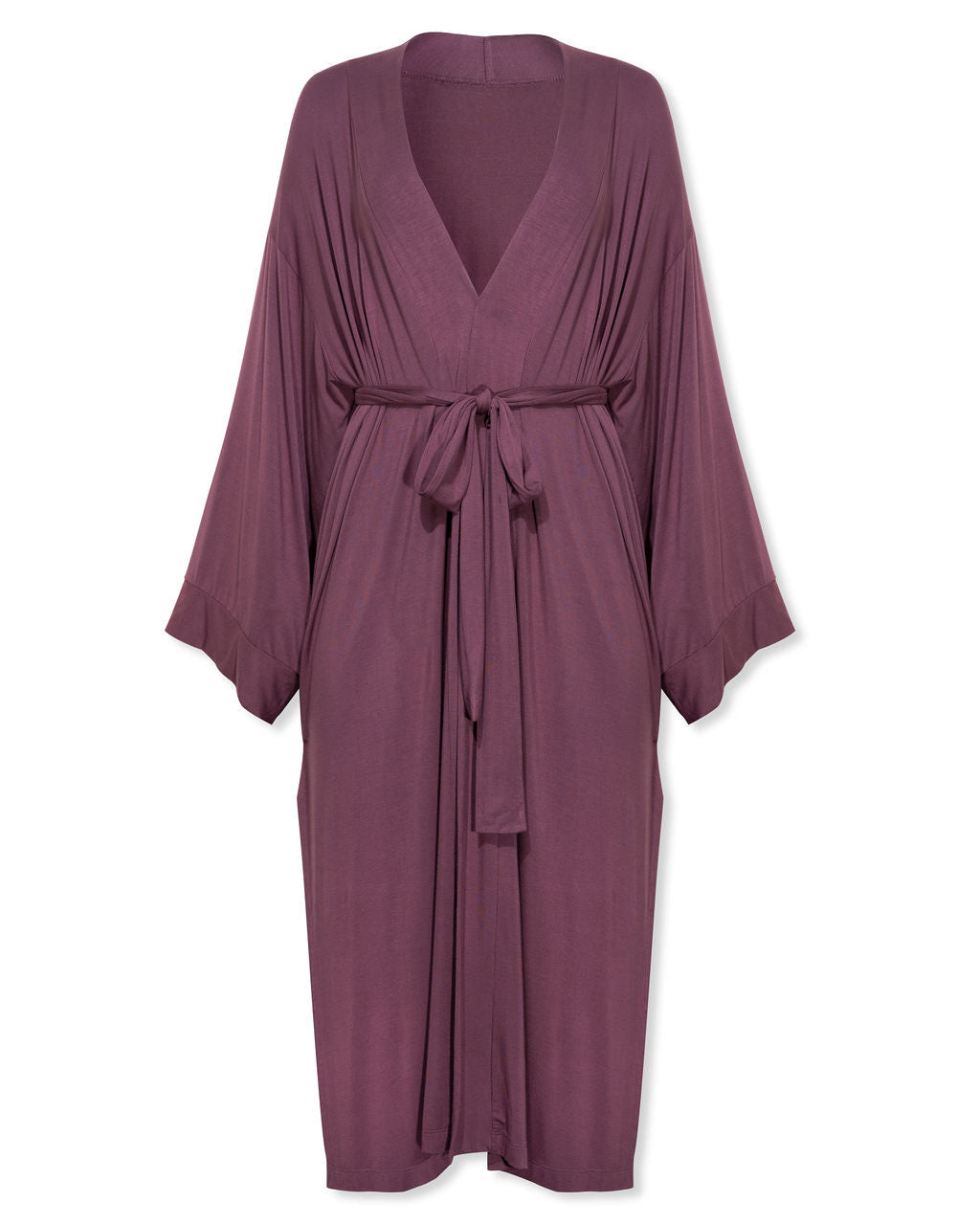 Festive Chill Kimono Robe - Mulberry