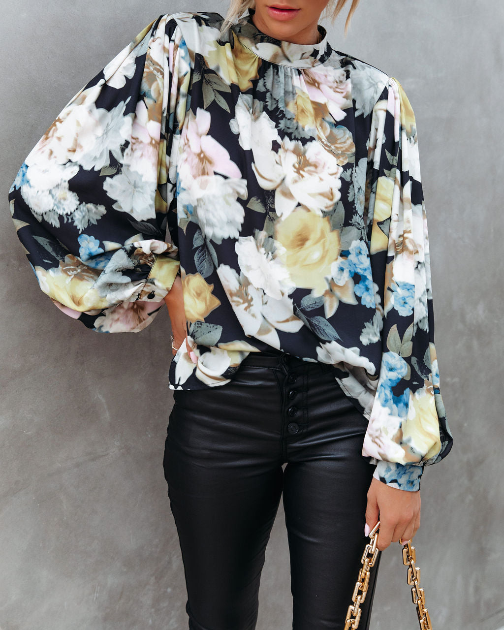 Find Your Peace Floral Blouse