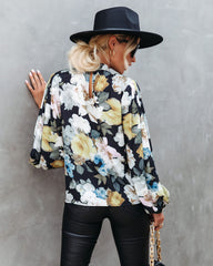 Find Your Peace Floral Blouse