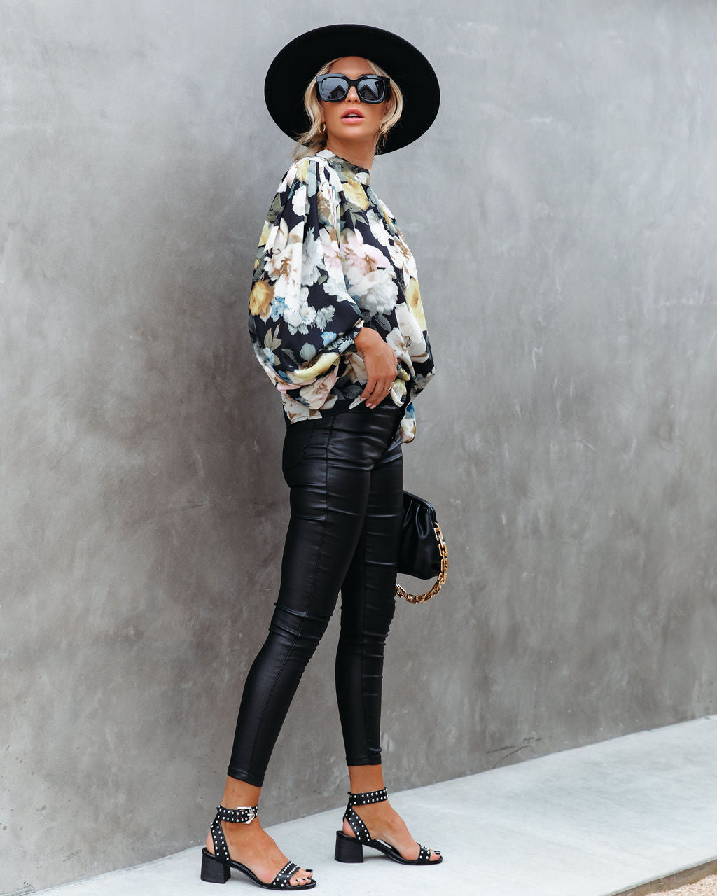 Find Your Peace Floral Blouse