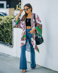 Fitzpatrick Floral Printed Kimono