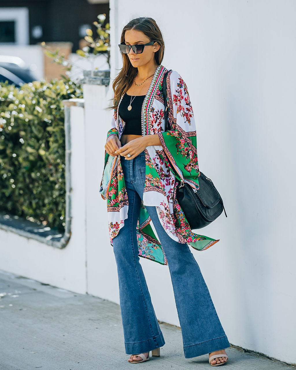 Fitzpatrick Floral Printed Kimono