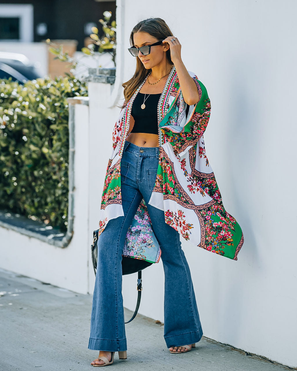 Fitzpatrick Floral Printed Kimono