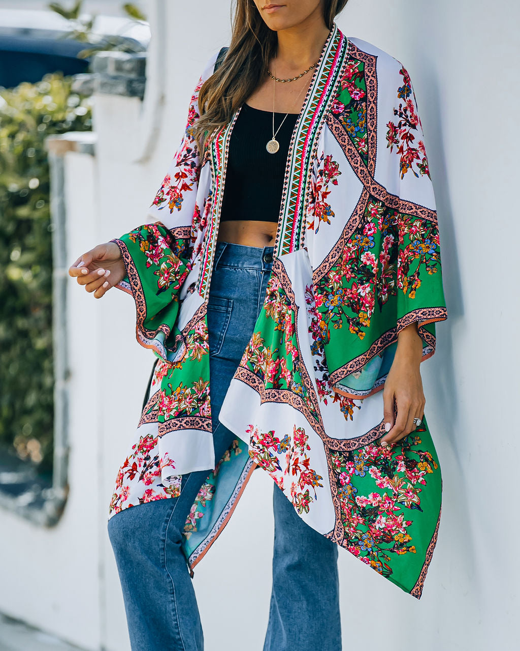 Fitzpatrick Floral Printed Kimono