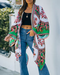 Fitzpatrick Floral Printed Kimono