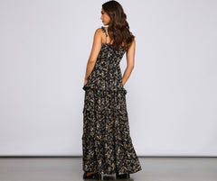 Floral Desire Ruffled Maxi Dress