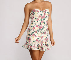 Floral Feels Ruffle Mini Dress