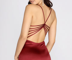 Fuego Satin Mini Dress