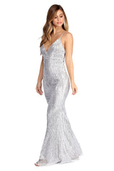 Gabriela Formal Sequin Glam Dress