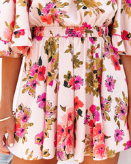 Garden Party Off The Shoulder Floral Romper