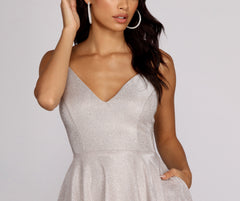 Gigi Glitter Skater Dress