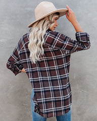 Grizzly Peak Cotton Plaid Button Down Top