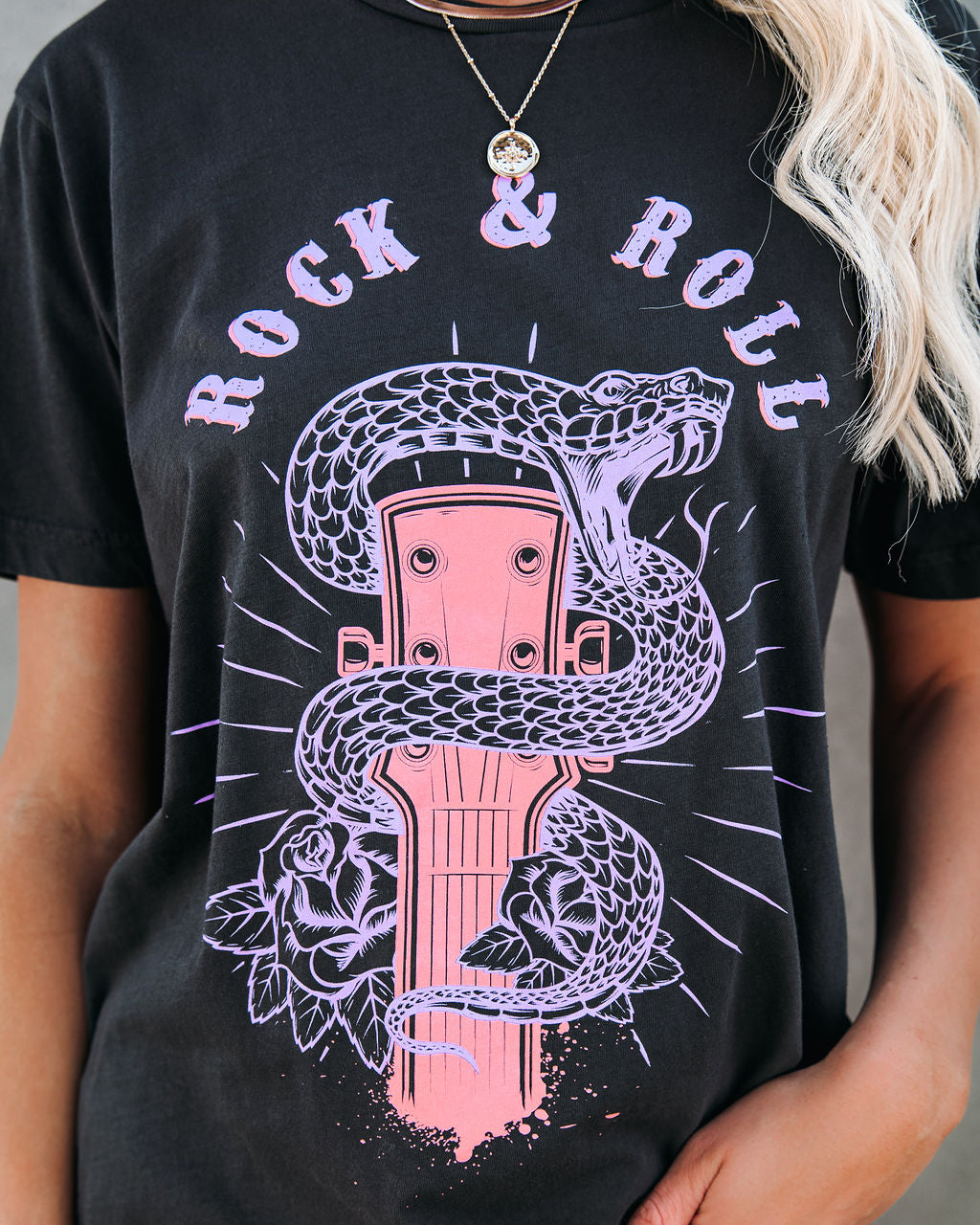 In Tune Rock & Roll Cotton Tee