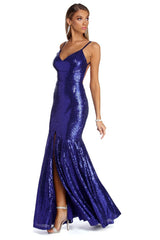 Janessa Open Back Sequin Dress