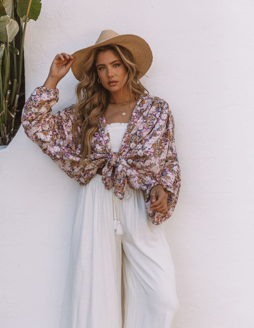 Janna Floral Print Kimono