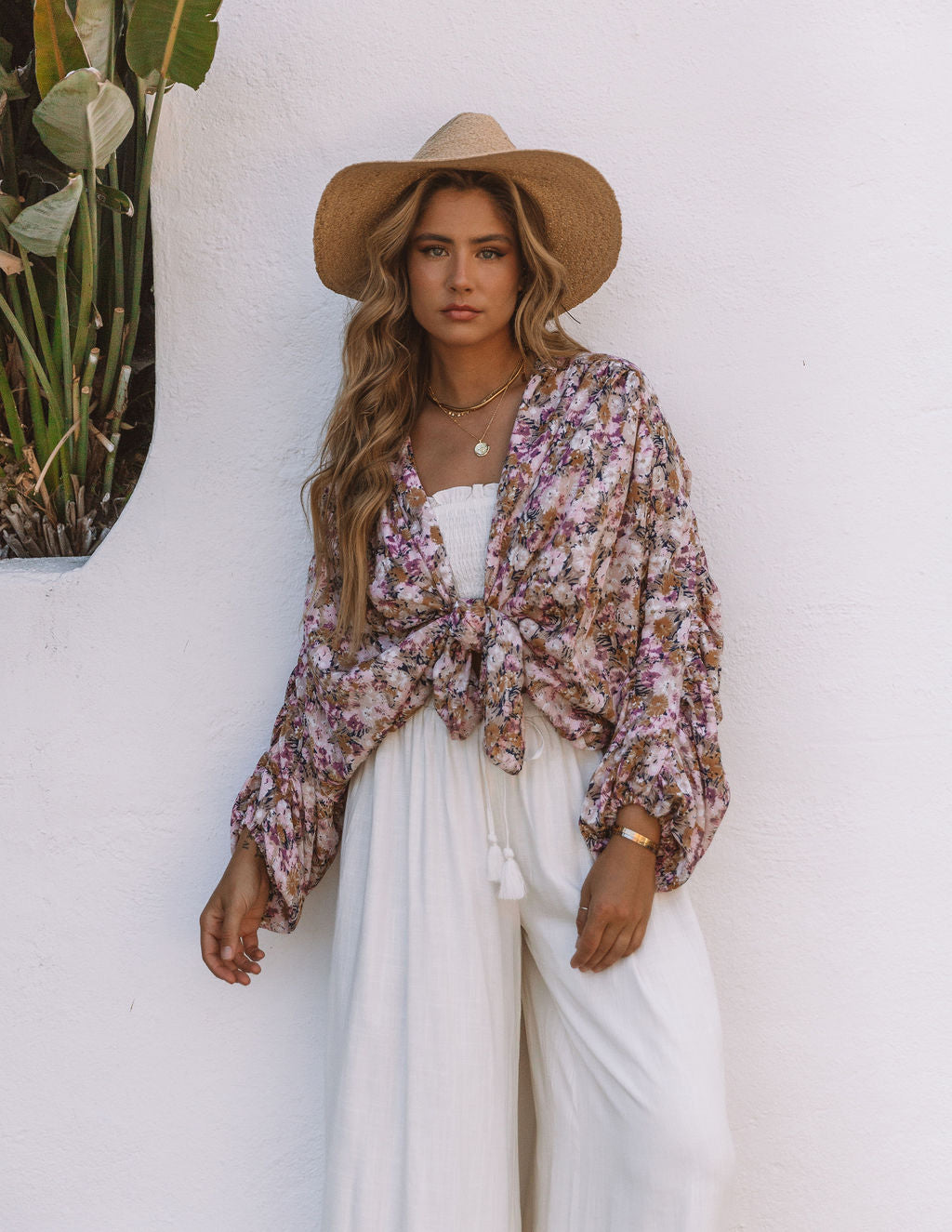 Janna Floral Print Kimono