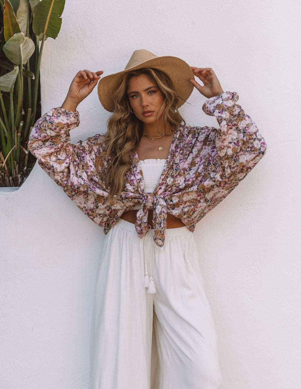 Janna Floral Print Kimono