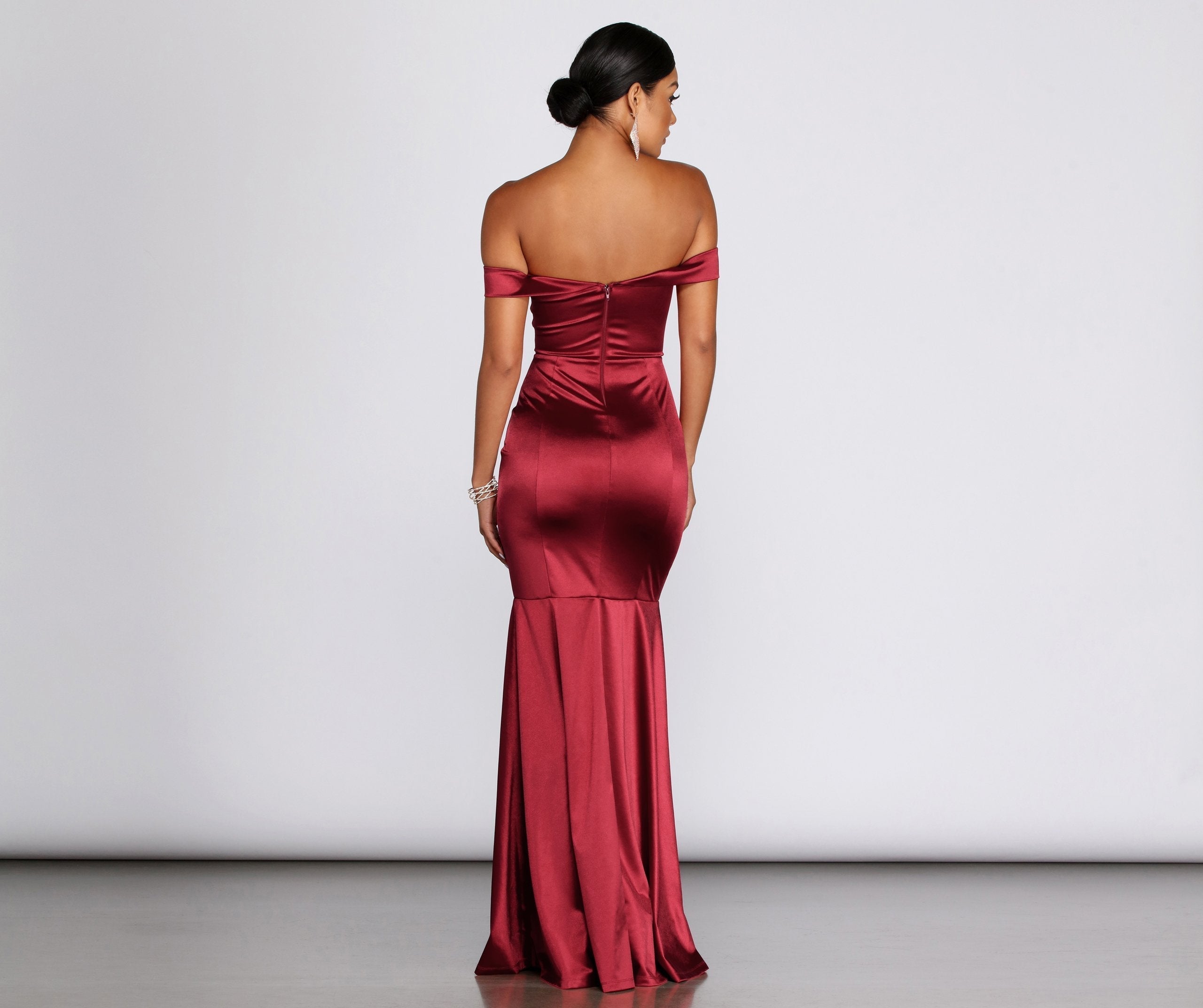 Jayden Satin Mermaid Formal Dress