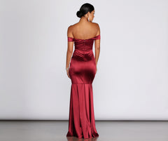 Jayden Satin Mermaid Formal Dress