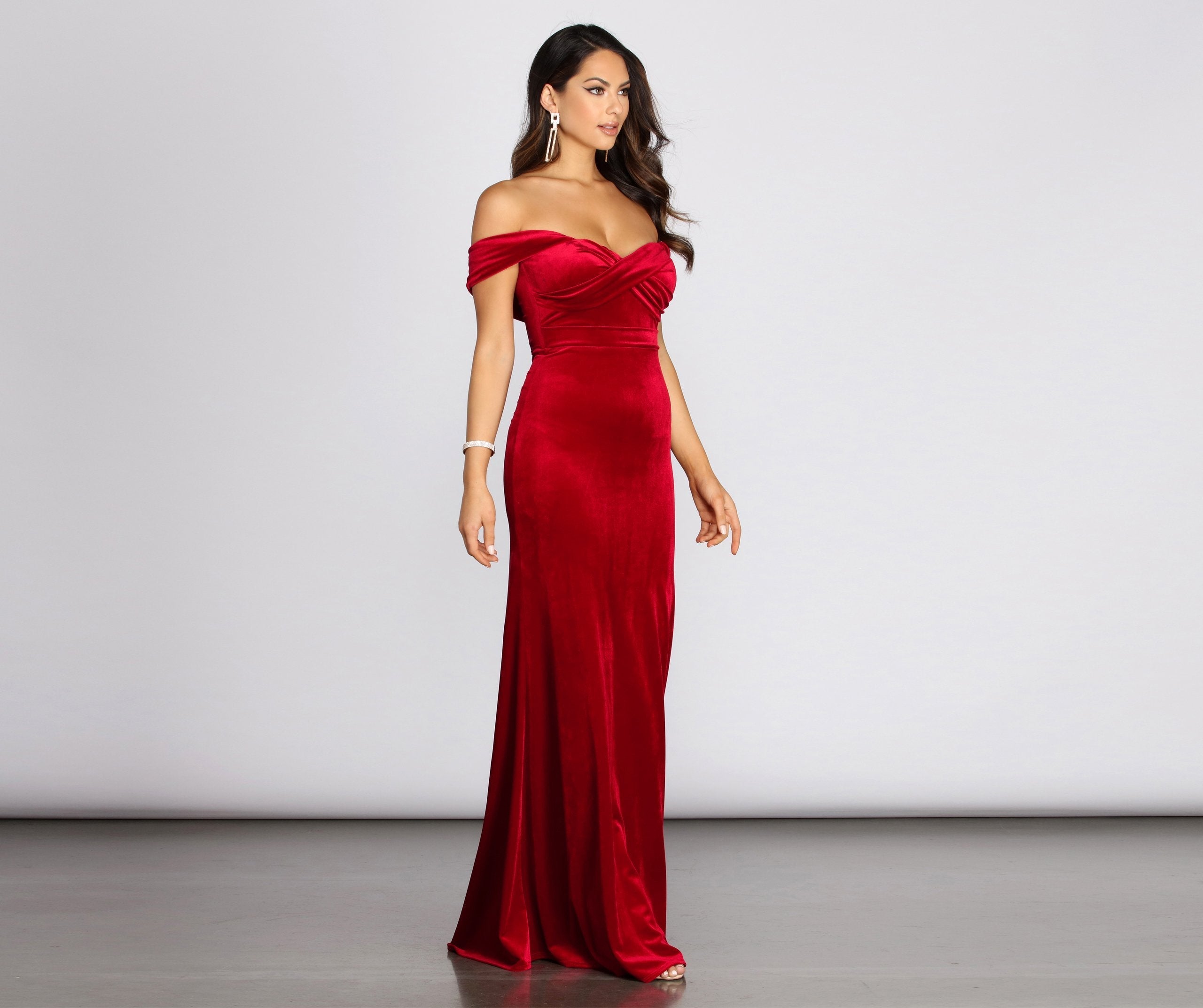 Jenisa Formal Off The Shoulder Dress