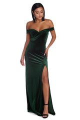 Josephine Formal Velvet Sweetheart Dress