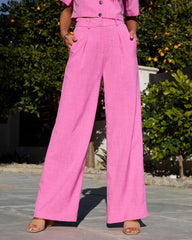 Kamilla Pocketed Wide Leg Pants