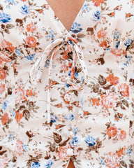 Kyler Floral Crop Blouse