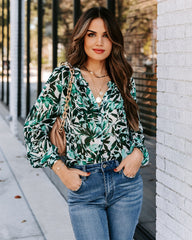 Lewyn Floral Damsel Blouse