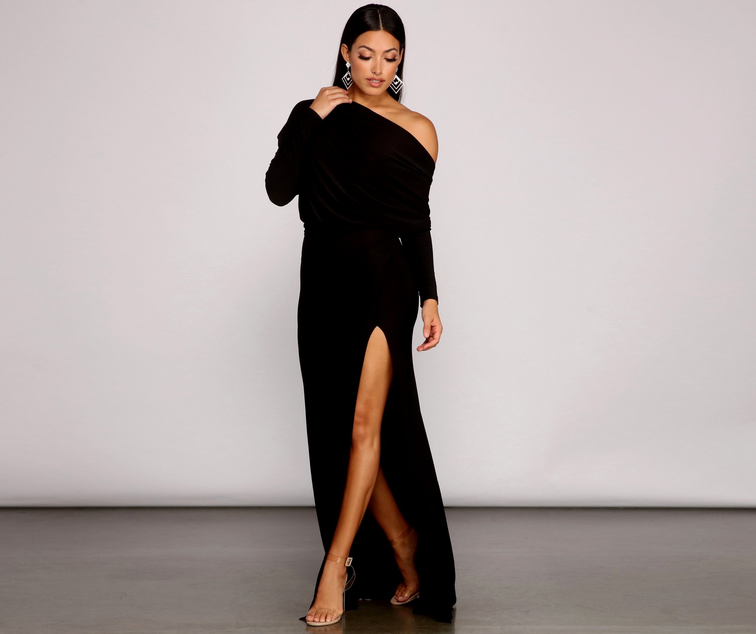 Londyn Formal High Slit Convertible Dress