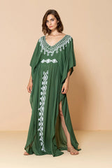 Lorelei Embroidered Kimono Cover-Up Dress