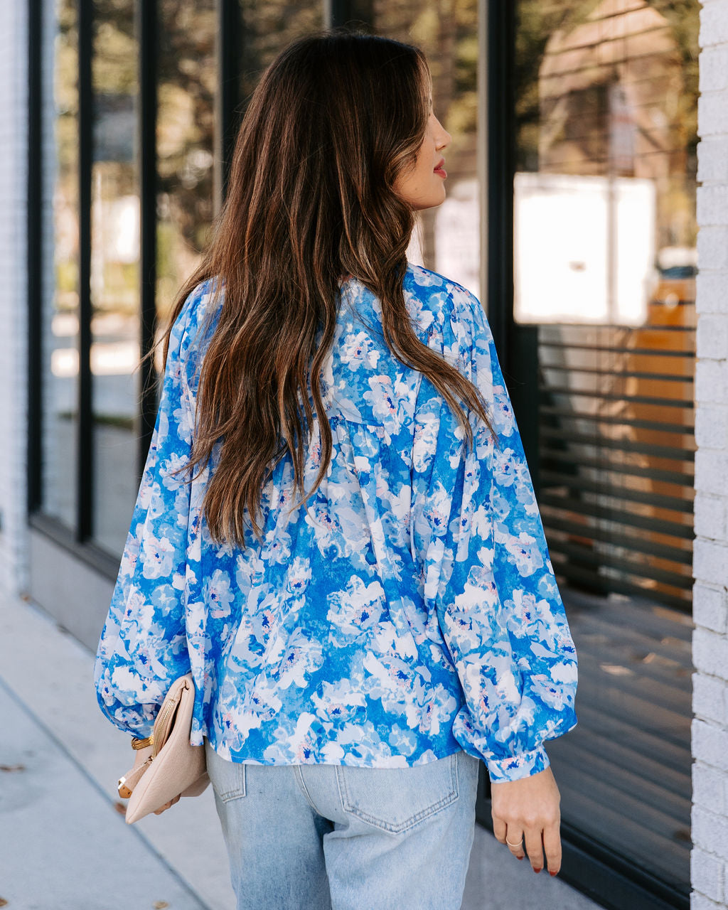 Love Me Forever Floral Babydoll Blouse