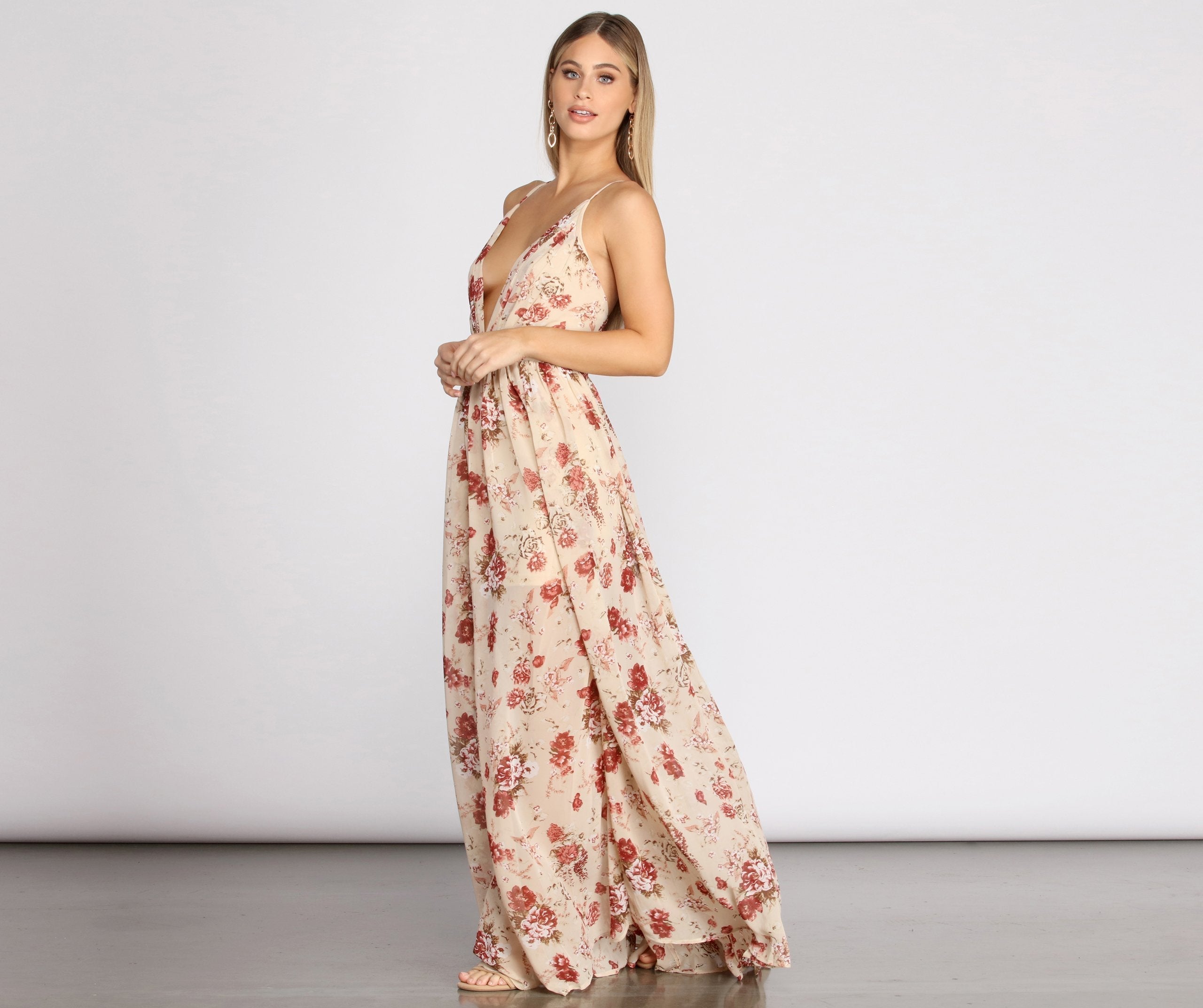 Lydia Floral A-Line Dress