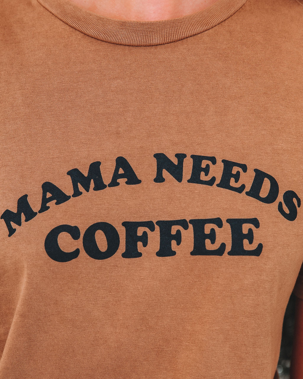 Mama Needs Coffee Cotton Tee