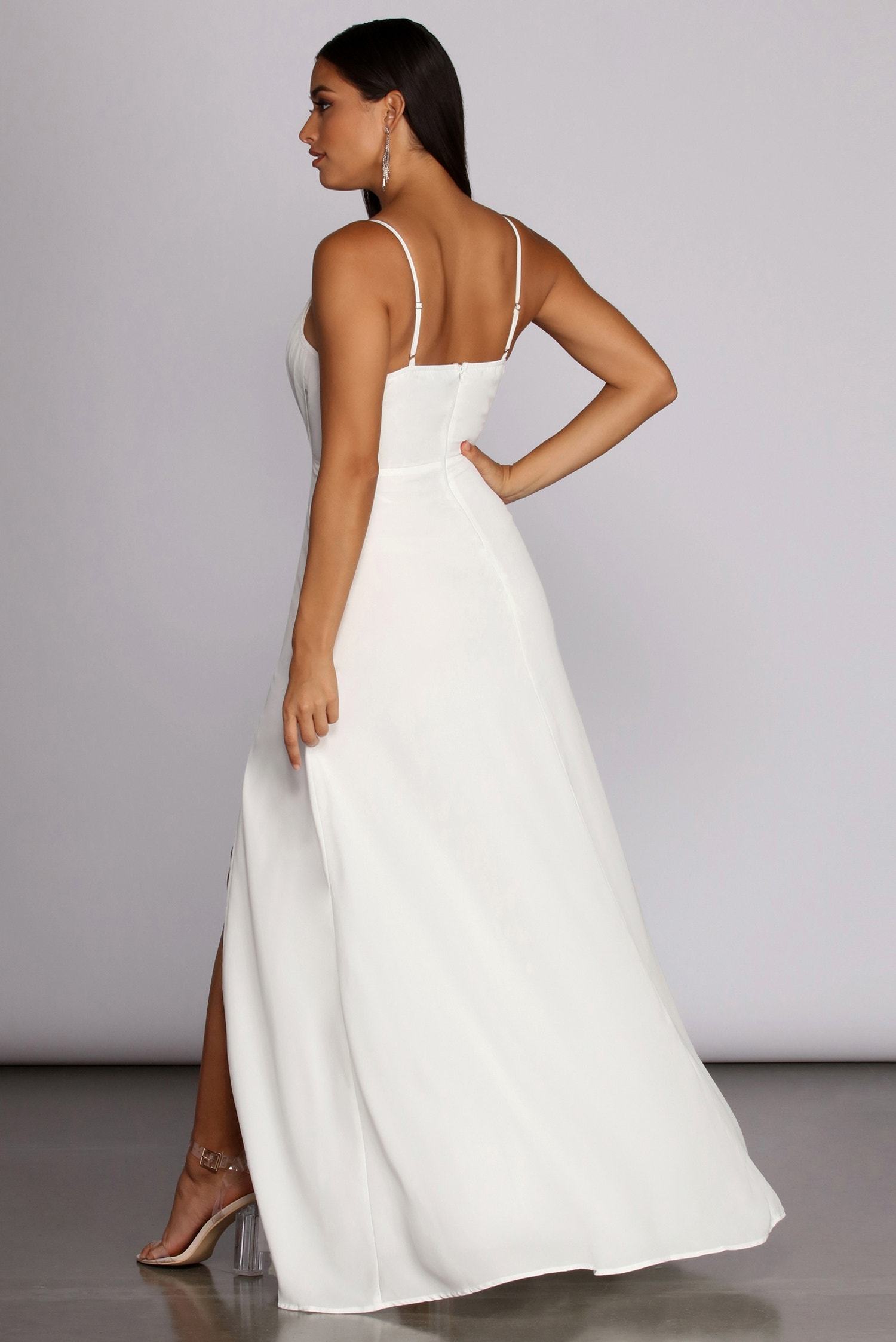 Melany Formal High Slit Dress