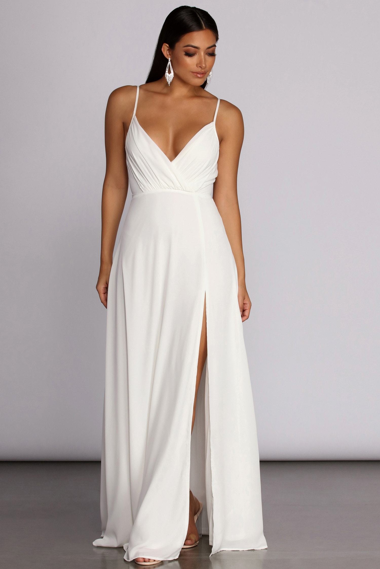 Melany Formal High Slit Dress