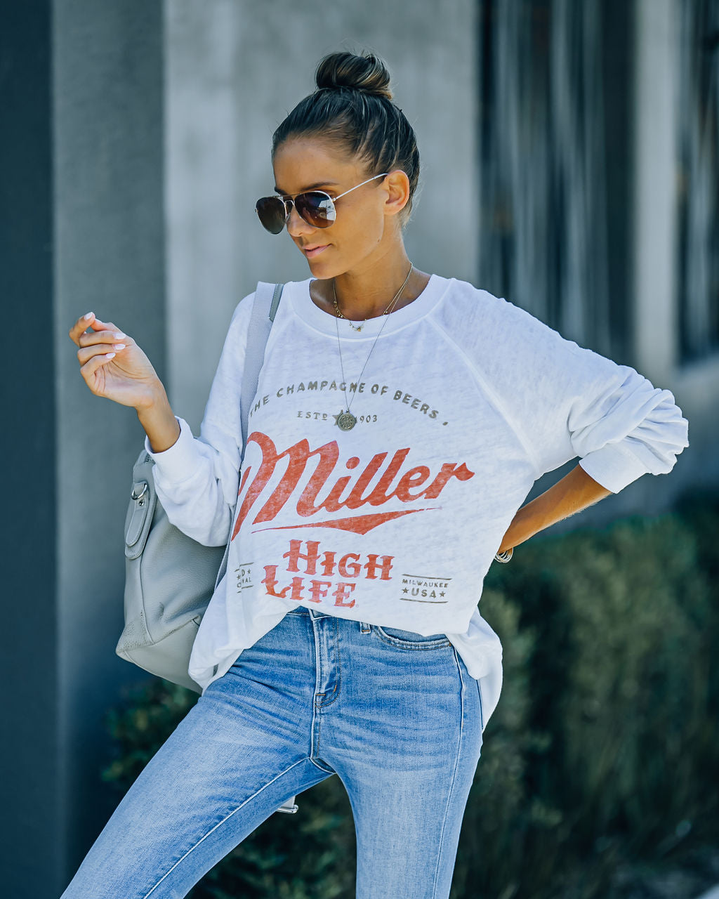 Miller High Life Relaxed Cotton Blend Pullover