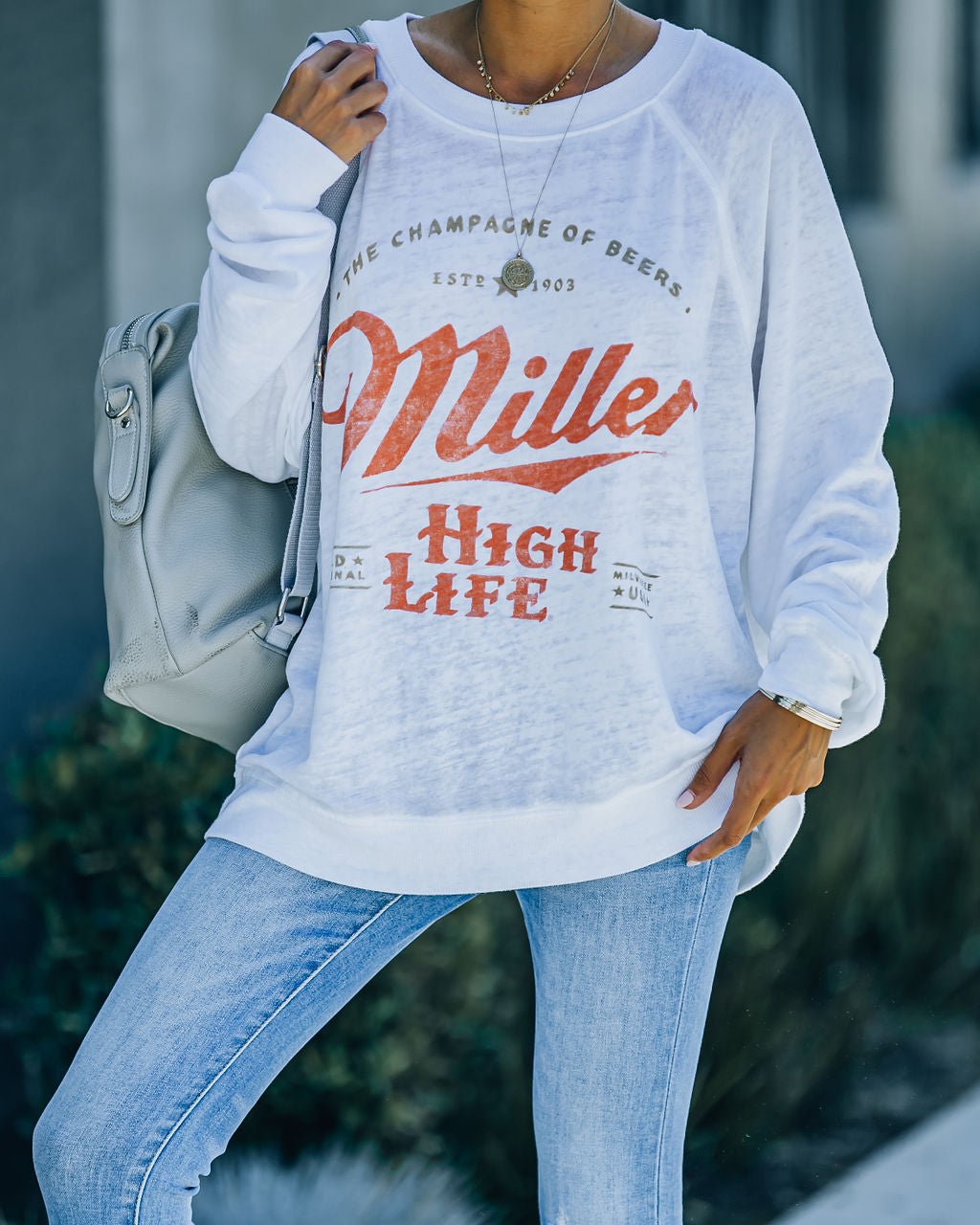 Miller High Life Relaxed Cotton Blend Pullover