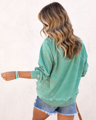 Mimosa Please Sweatshirt - Green