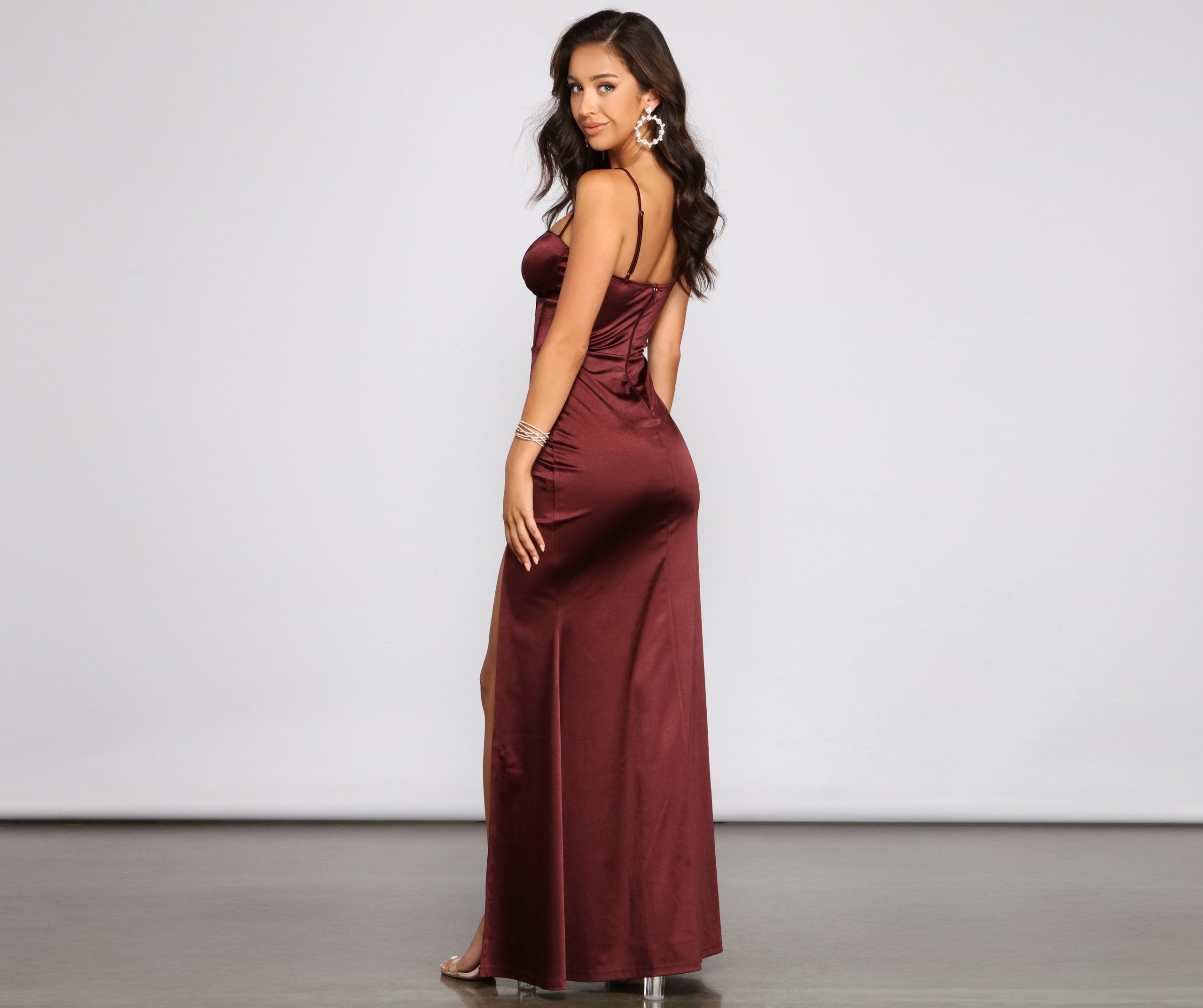 Nora High-Slit Mermaid Dress