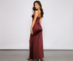 Nora High-Slit Mermaid Dress