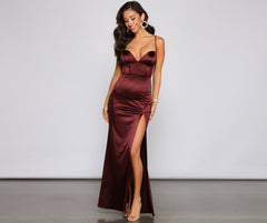 Nora High-Slit Mermaid Dress