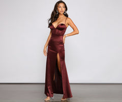 Nora High-Slit Mermaid Dress