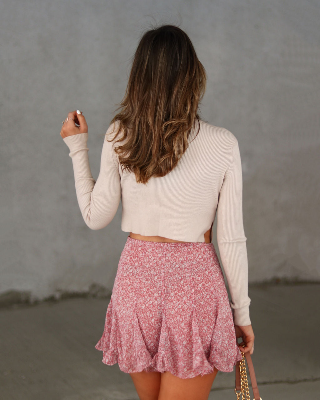 Ophelia Floral Ruffle Mini Skort